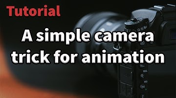 Maya: A useful camera trick for a quick animation workflow