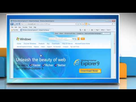 How to install Internet Explorer® 9 on a Windows® 7-based PC?