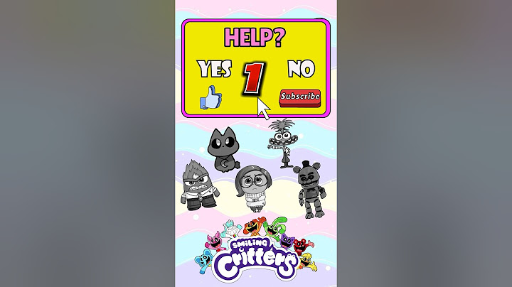 Smiling Critters vs FNAF Into the Pit pass the IQ challenge Part 333 #shorts #delight#insideout