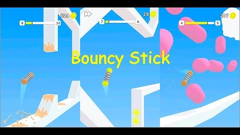 Bouncy Stick Gameplay| Level 1 - 20 | Android