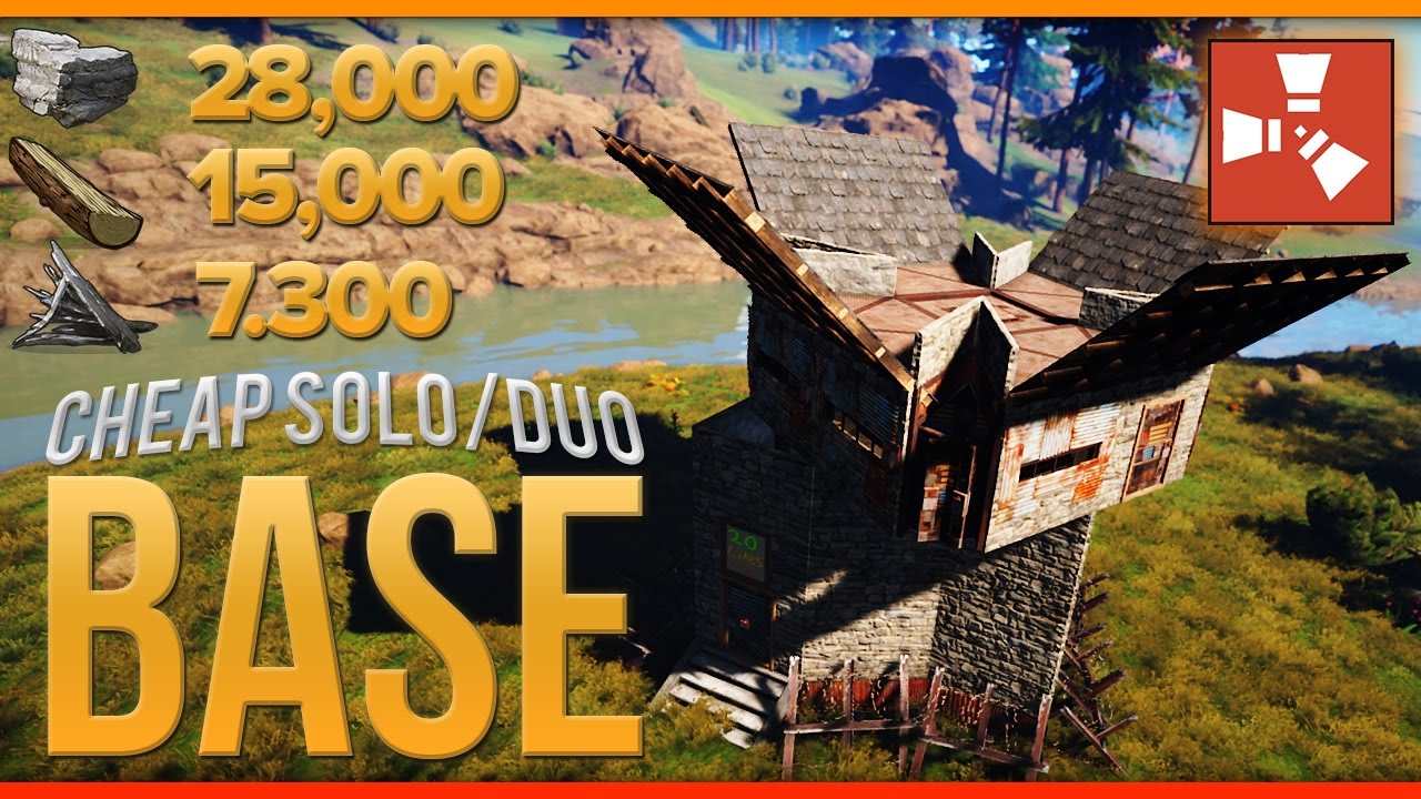 LEGENDARY Solo/Duo Base!! (Rust Cheap & Strong Base Build) - Rust Base ...