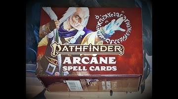 Pathfinder 2nd Edition Arcane Spell Cards Review
