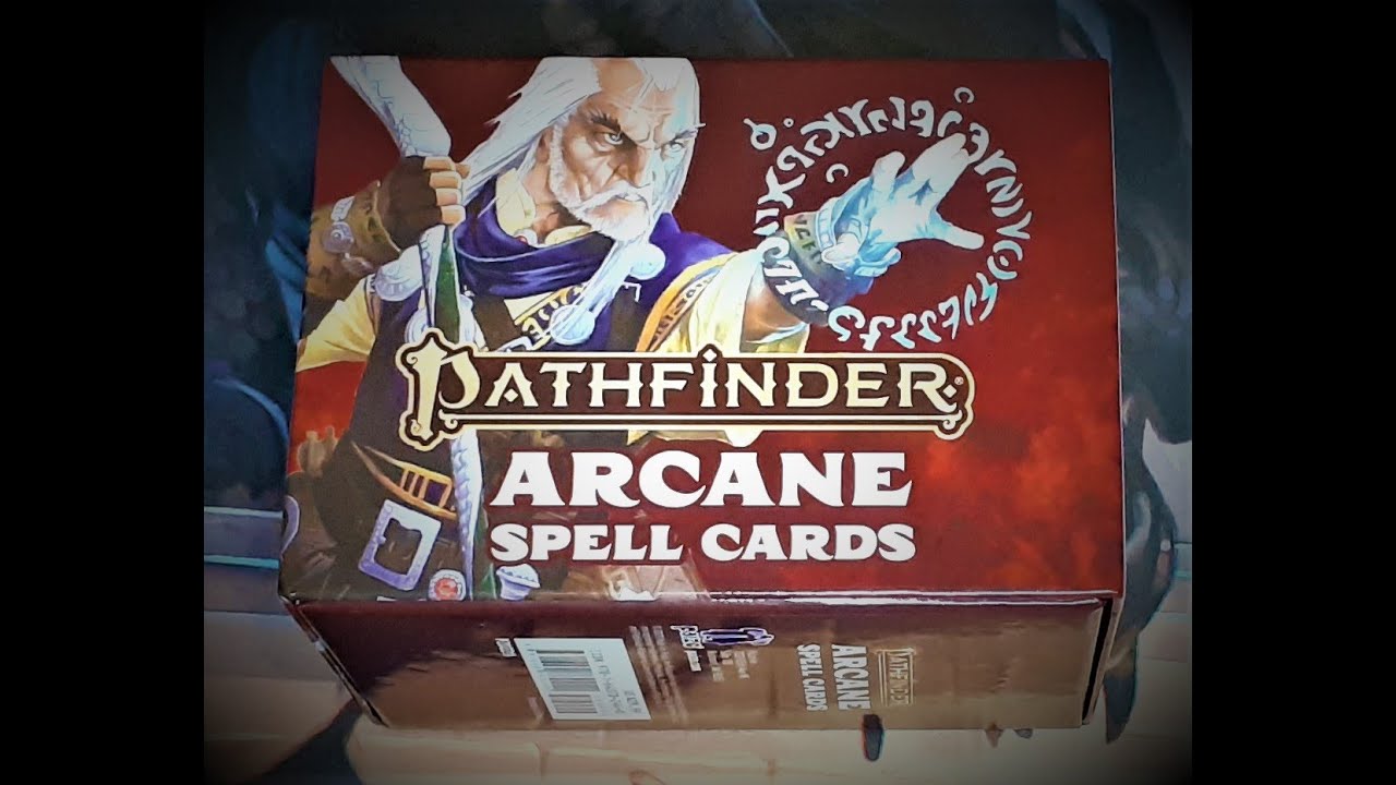 Pathfinder 2nd Edition Arcane Spell Cards Review YouTube
