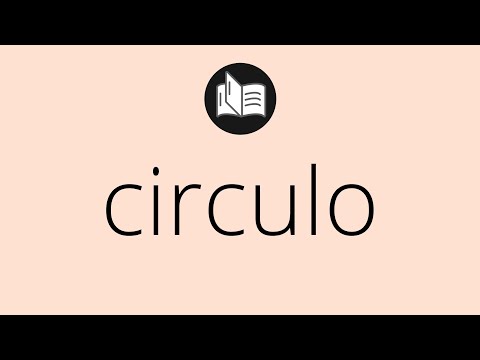 Video: ¿Qué palabra significa circular como un círculo?
