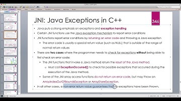 Java Native Interface (JNI) in depth -- Part 53: Handling Java Exceptions in C++