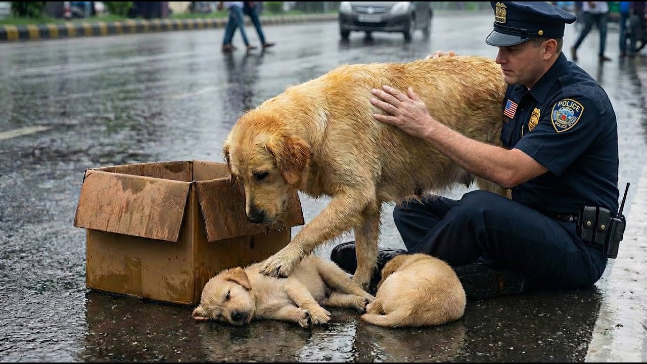 Kind Man Rescues Abandoned Mother Dog and Puppies   You Won't Believe The Ending!