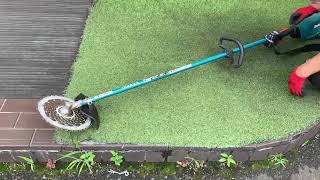 1円~★動画有★makita マキタ 充電式草刈機 MUR369LD 18V+18V 簡易動作確認動画【工具一番館東静岡店　買取/販売】