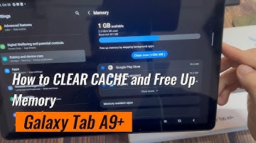 SAMSUNG Galaxy Tab A9/A9+: How to CLEAR CACHE and Free Up Memory