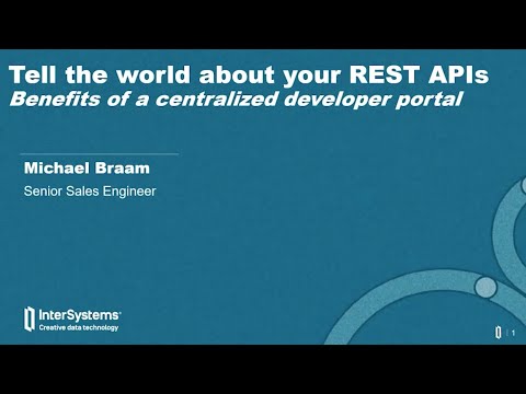 Tell the World About Your REST APIs: The Benefits of a Centralized Developer Portal