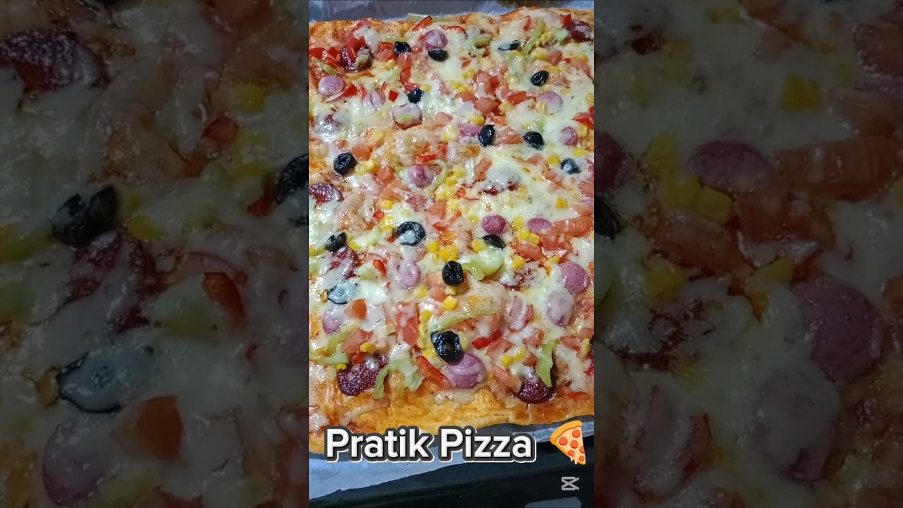 🍕Hamur yoğurmadan pizza! Yufkadan pratik ve çok lezzetli. #yemek #tarif #food #easy #yummy #shorts