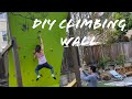 自建后院攀岩墙全过程 | We built a home climbing wall!