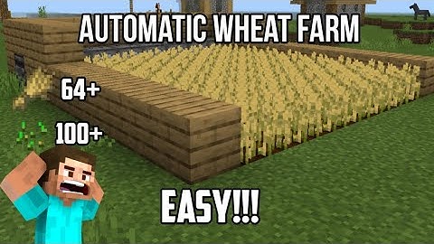 Minecraft Automatic Wheat Farm
