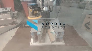 Automated Sanding Retrofit with Mimic at Brandt | UR Robot + Mirka Sander