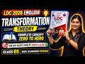 LDC English by Shivani Ma’am | Transformation Complete Theory CLass