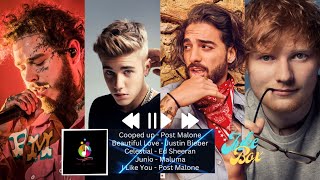 English Song Juke Box 2022 | Hollywood Songs | Post Malone | Justin Bieber | Maluma | Ed Sheeran