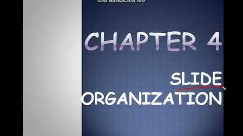 Class 6th || Computers || Chapter-4 || Slide Organization
