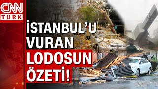 Korkunç 'Lodos'ta İstanbul'da neler oldu!