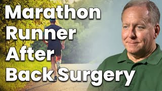 Marathon Runner Healed After Back Surgery