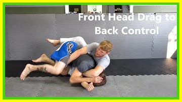 Front Head Lock to Back Take - Wrestling for BJJ