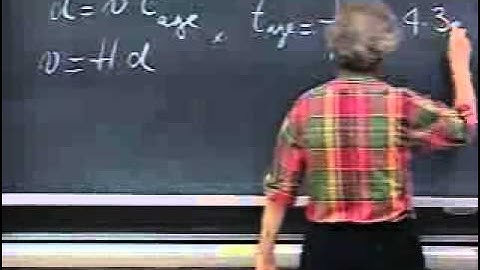 Lec 35: Doppler Effect and The Big Bang | 8.02 Electricity and Magnetism, Spring 2002 (Walter Lewin)