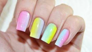 DIY Ombre Gradient Nail Art | Градиентный маникюр Растяжка Омбре Деграде на ногтях DIY Ombre Gradient Nail Art | Градиентный маникюр Растяжка Омбре Деграде на ногтях
