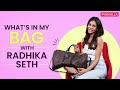 Whats in my bag with radhika seth  beauty  pinkvilla