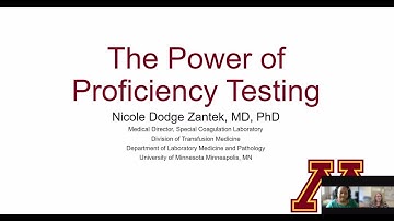 The Power of Proficiency Testing