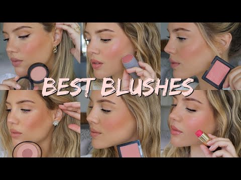 TOP 8 BLUSHES | Try On/Swatches | Elanna Pecherle 2020