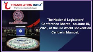 The National Legislators' Conference Bharat , on on June 15, 2023, at the Jio World Convention Centr