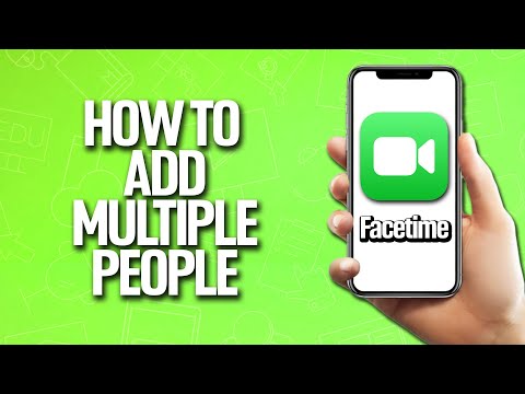 How To Add Multiple People In Facetime Tutorial