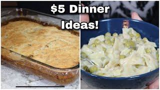Making Two $5 Dinners and Shop with me at Dollar Tree