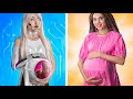 Pregnant Robot vs Pregnant Girl