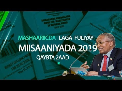 Wasaarada Maaliyada :Mashaariicda Laga Fuliyey Misaaniyada Qaranka 2019