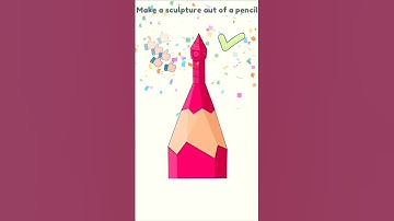 Dop 2 (Delete one part) Level-1169 Make a sculpture out of a pencil #viralvideo #shortfeeds #shorts