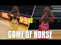 Kobe Bryant VS Michael Jordan In A Game of HORSE? NBA 2K18 Challenge!