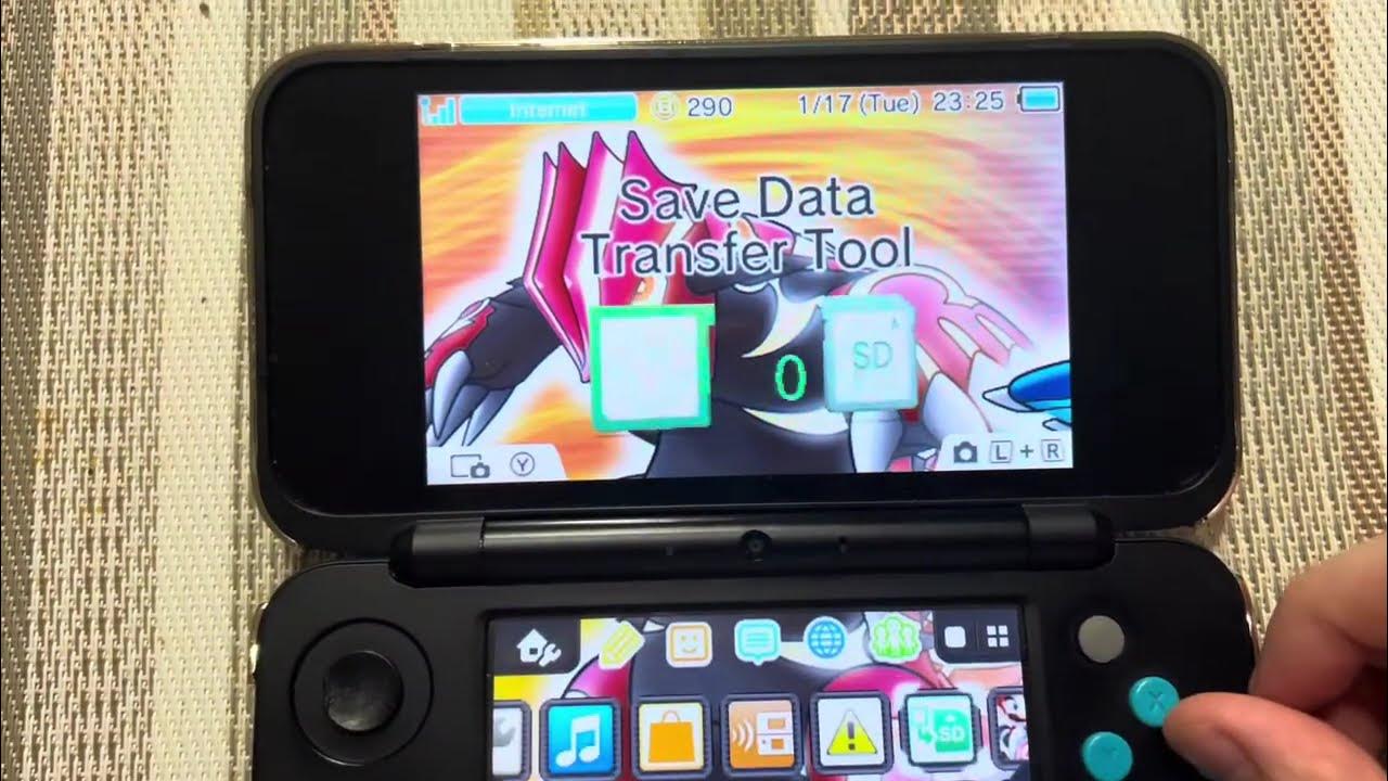 Nintendo 3DS Save Data Transfer Tool - YouTube