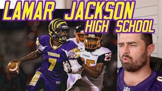 Rugby Fan Reacts to LAMAR JACKSON High School Highlights!