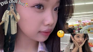 | vlog | makeup phong cách hàn quốc và đii chơi cùng tớ nhé | video ngắn huhu