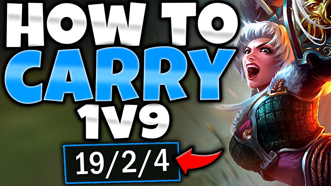 RIVEN MAINS... HOW TO LITERALLY 1V9! (ABUSE THIS BUILD) - S12 RIVEN ...