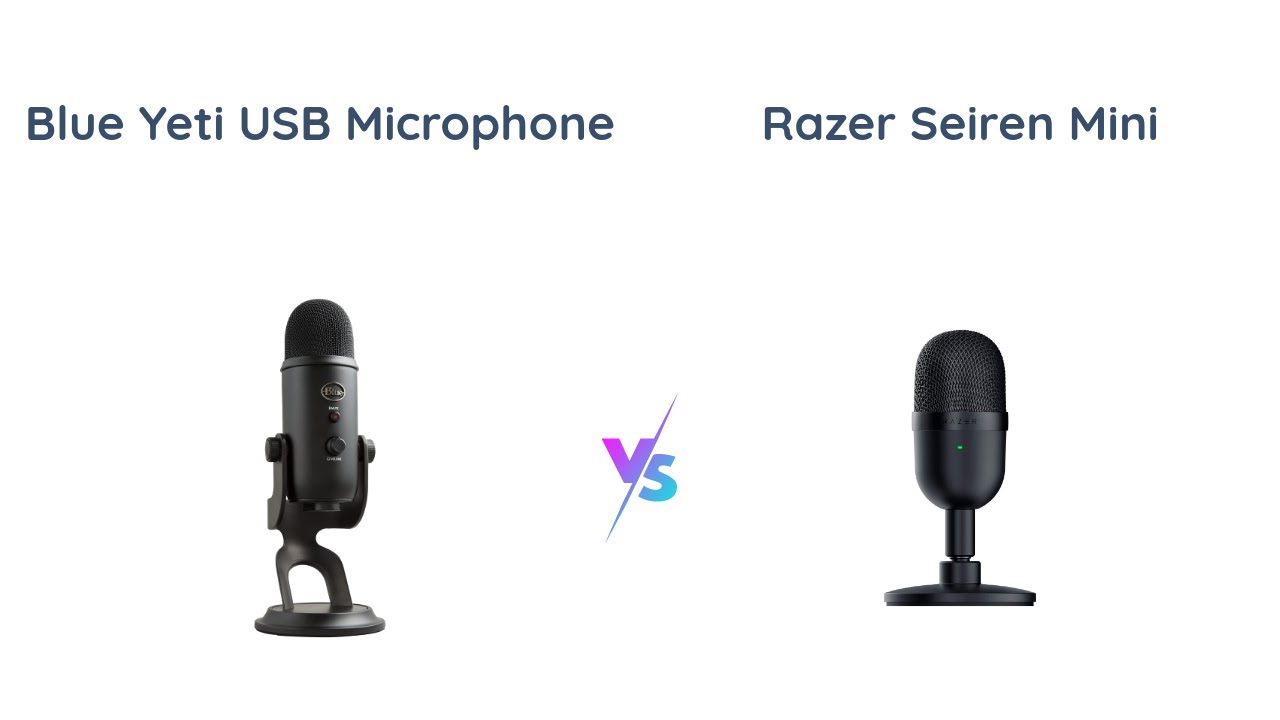 Blue Yeti vs Razer Seiren Mini Which is the Best USB Mic? YouTube