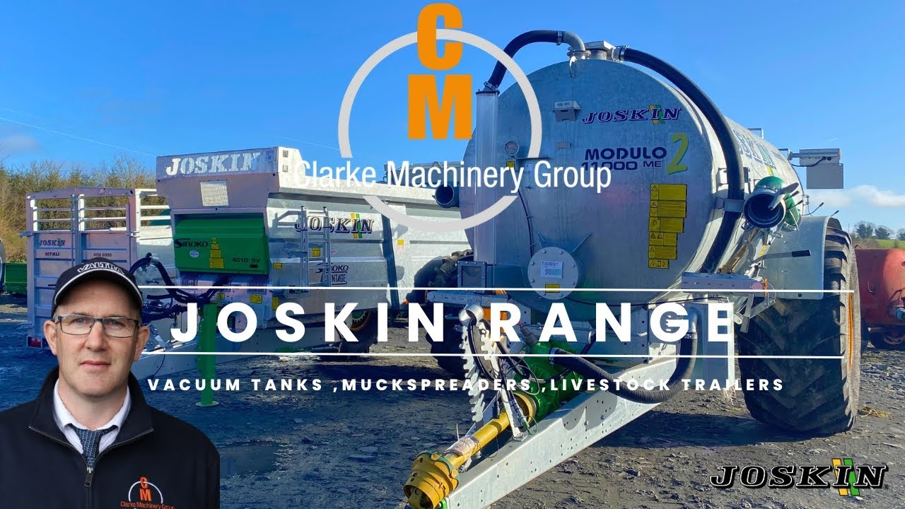 Joskin Livestock Trailer with Resin Floor & Slurry Tank with adjustable Axle !