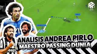 Rahasia Pirlo Punya Visi Tinggi & Sulit Dimarking | Gelandang Wajib Punya