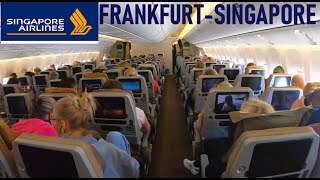 Singapore Airlines Econmy Class Trip Report Frankfurt - Singapore with good service สิงคโปร์แอร์ไลน์