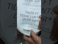 f1 tidak luntur oleh air