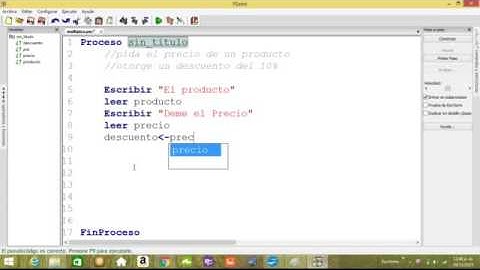 Clase 9  |  Pseint Ejemplo de programa Básico 1