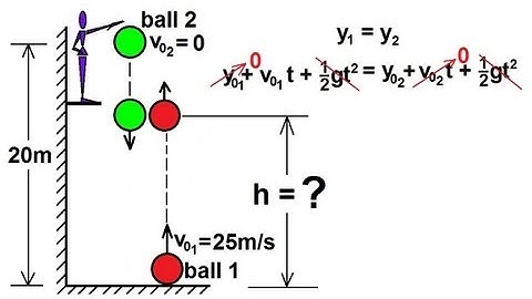 Physics 2 - Motion In One-Dimension (20 of 22) Two Objects