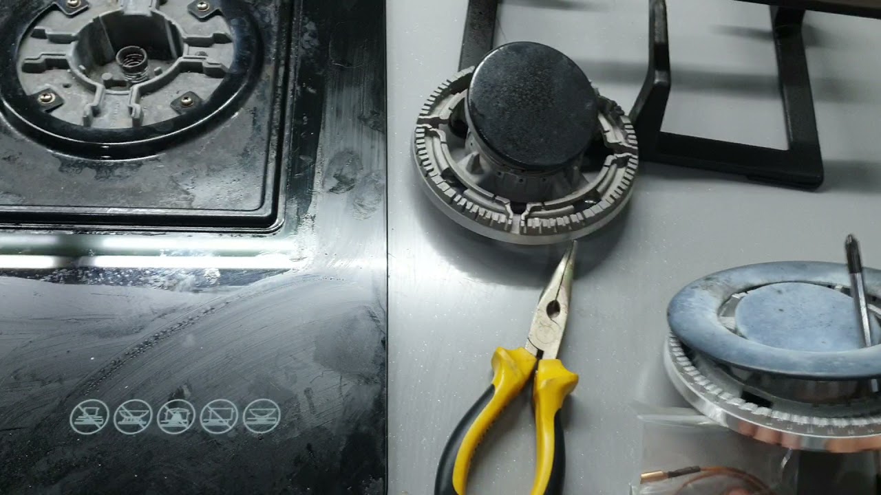 Whirlpool AKC7330C gas hob burner common issues and easy fix. YouTube