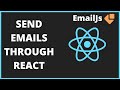 How to send emails using React through EmailJs