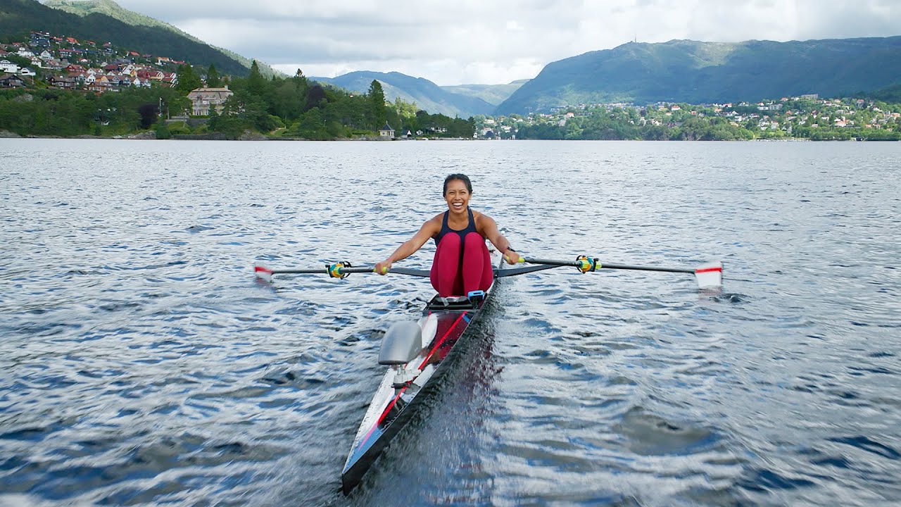 Hydrow's 10 Minute Rowing Workout with Athlete Aisyah Rafaee in Norway