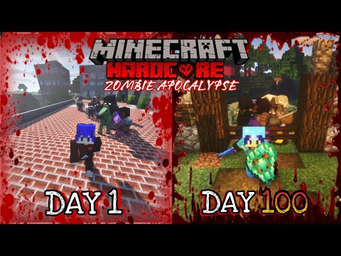 100 Hari di Minecraft Hardcore Zombie Apocalypse (Part1)